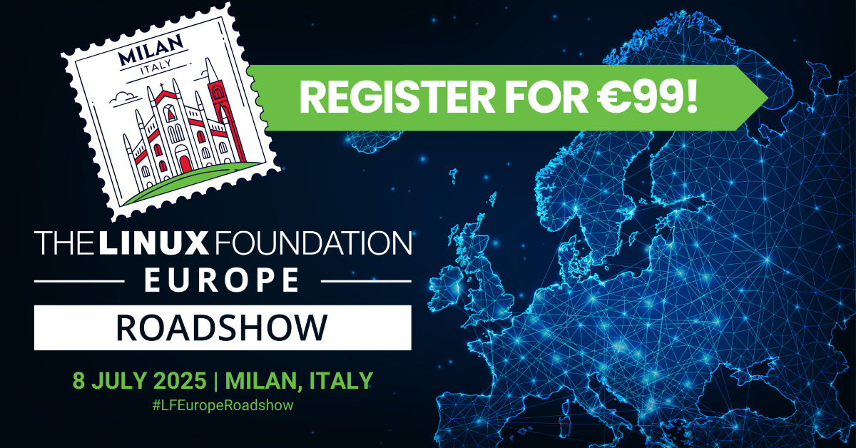 LF EU Roadshow Milan 2025 Register Stamp